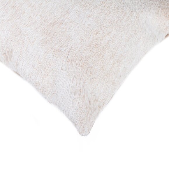 Natural Home Decor Torino Cowhide Pillow | 1-Piece | Natural | 12"x20" - Picture 2 of 2